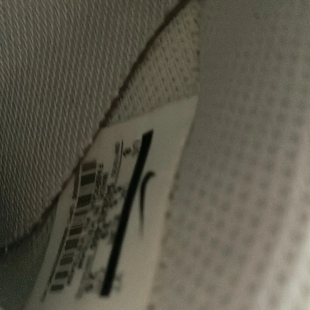 Size 8 white Nike Air Force ones low top